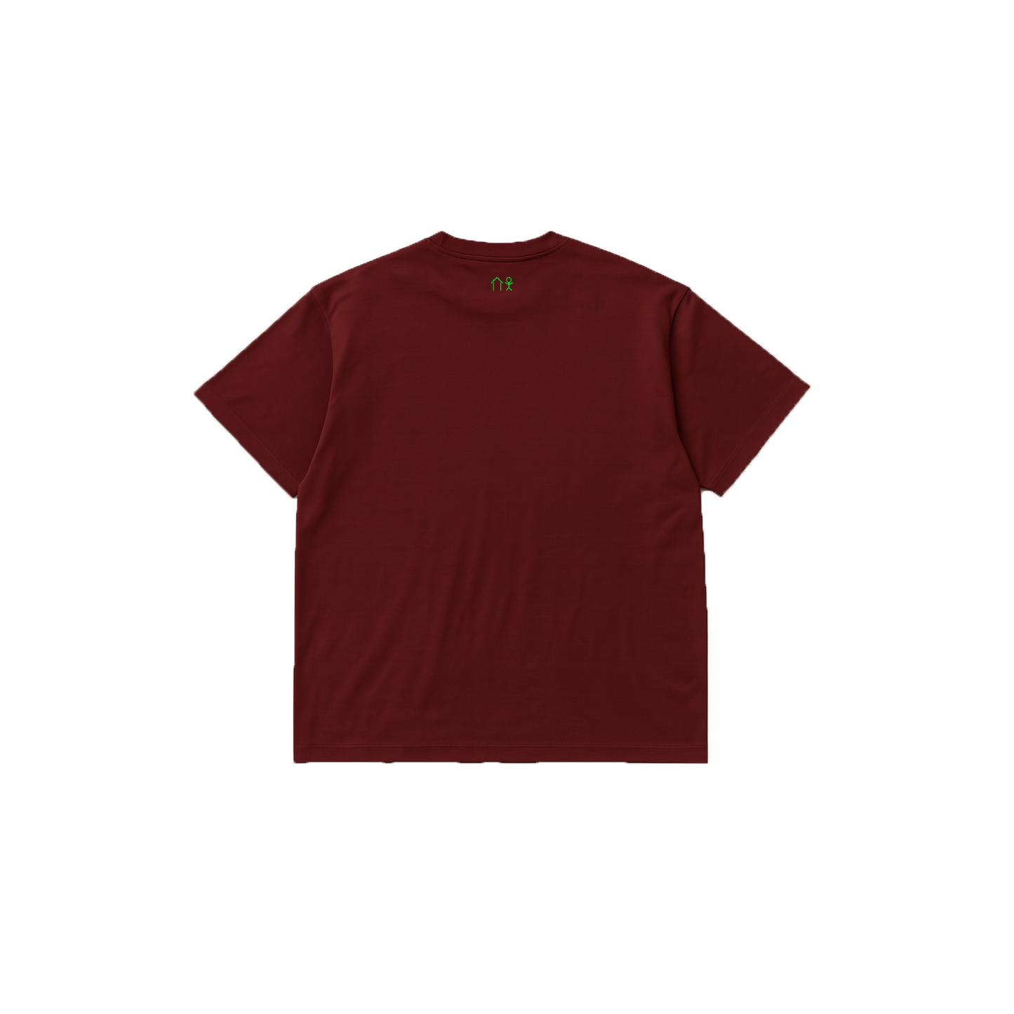 BURGUNDY PUFF LOGO TEE