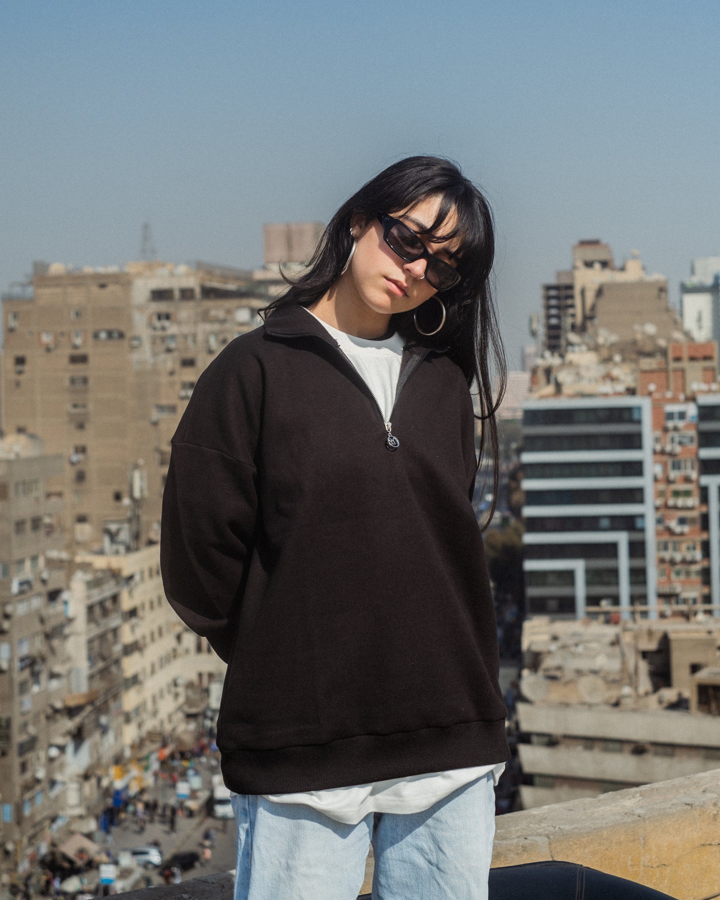 PEPPER CASHMERE SWEATER