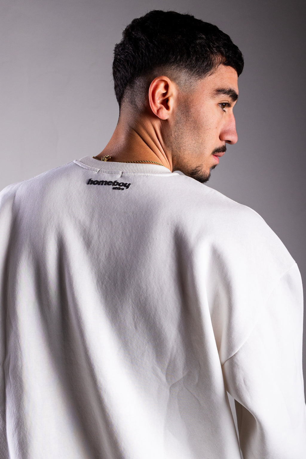 HOMEBOY TEDDY GRASS IS GREENER SALT CREWNECK