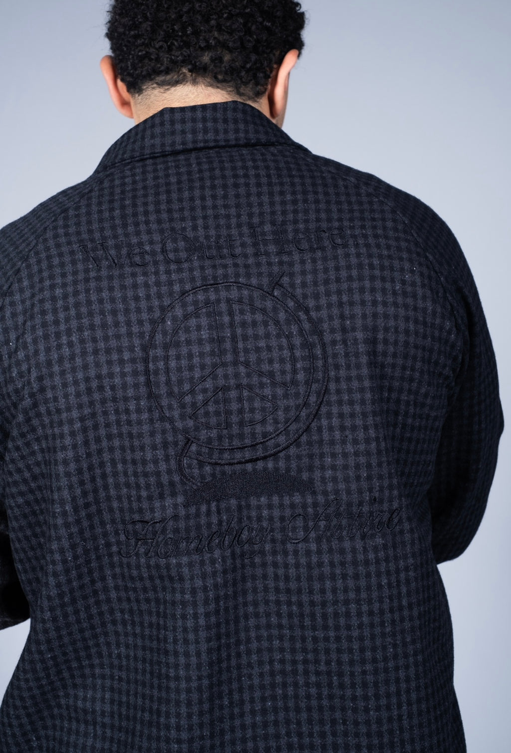 BLACKOUT CHECKERED JACKET