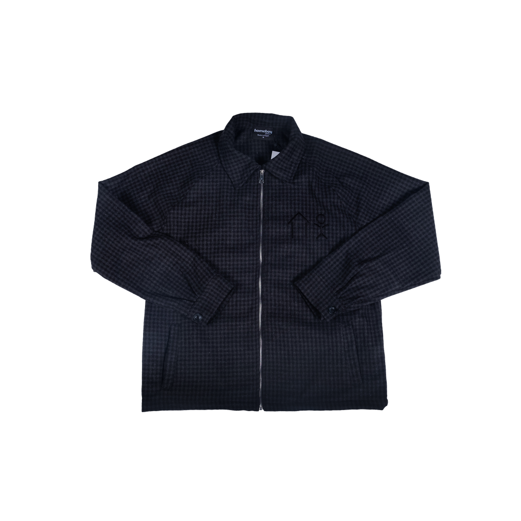 BLACKOUT CHECKERED JACKET