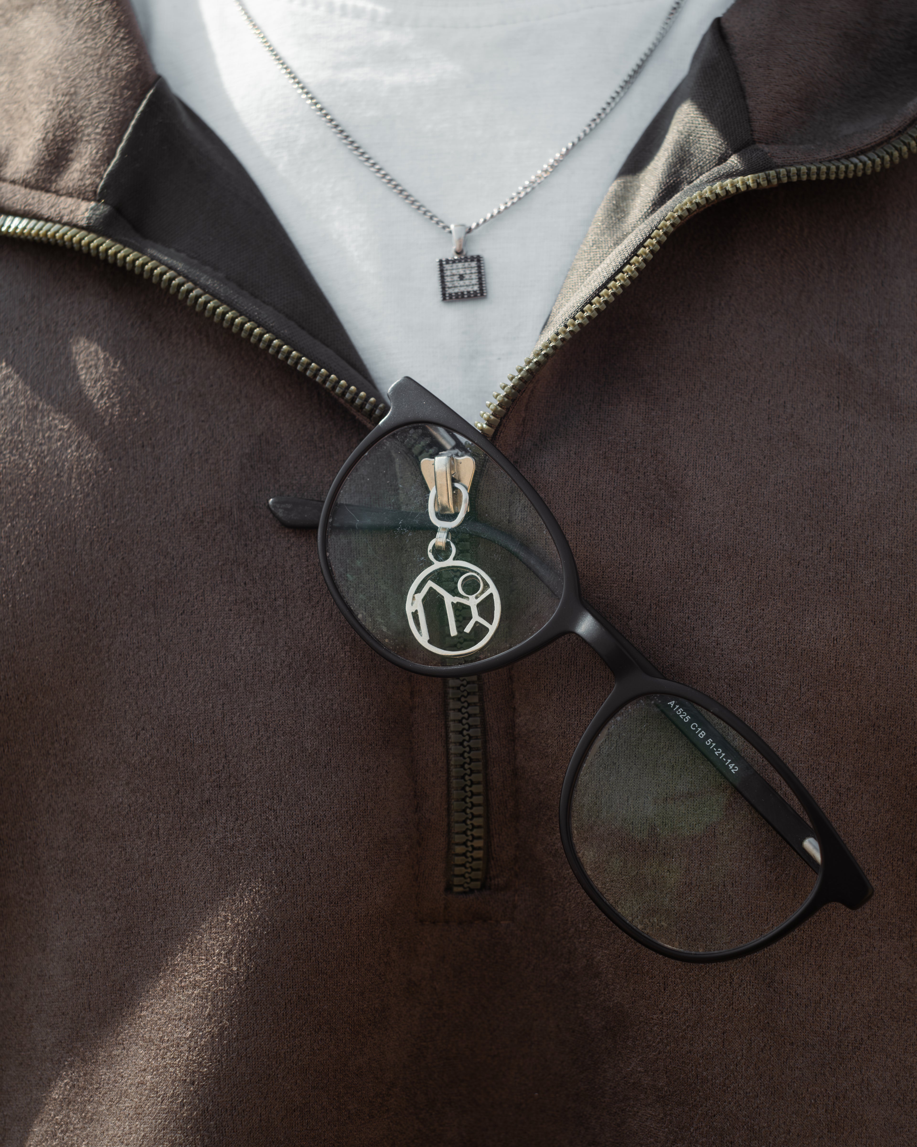 OLIVE SUEDE WINDBREAKER