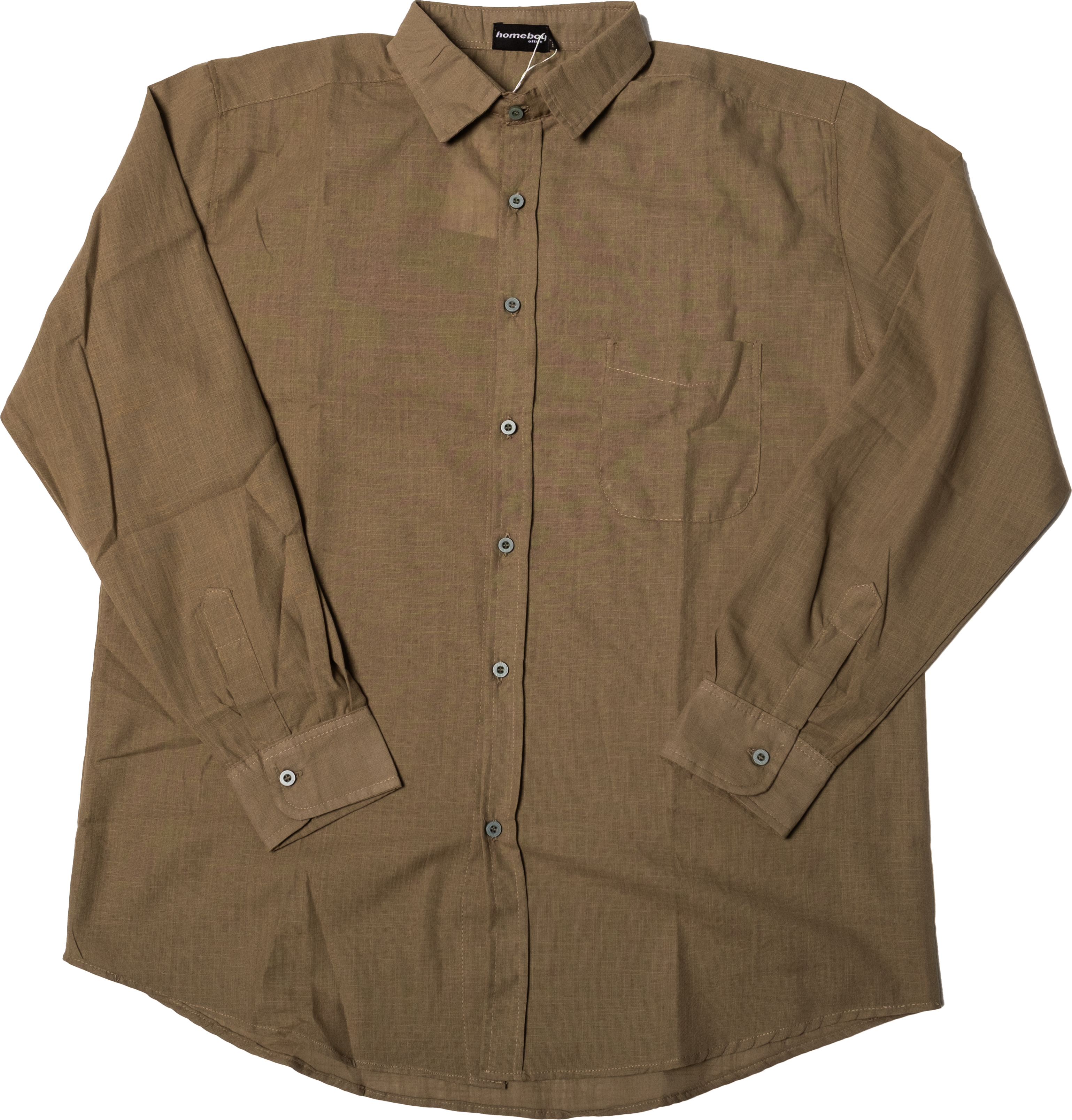 OLIVE LINEN SHIRT