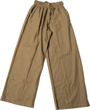 OLIVE LINEN PANTS
