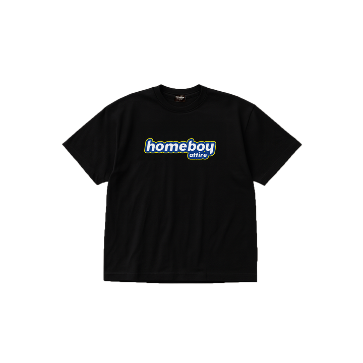 BLACK PUFF LOGO TEE