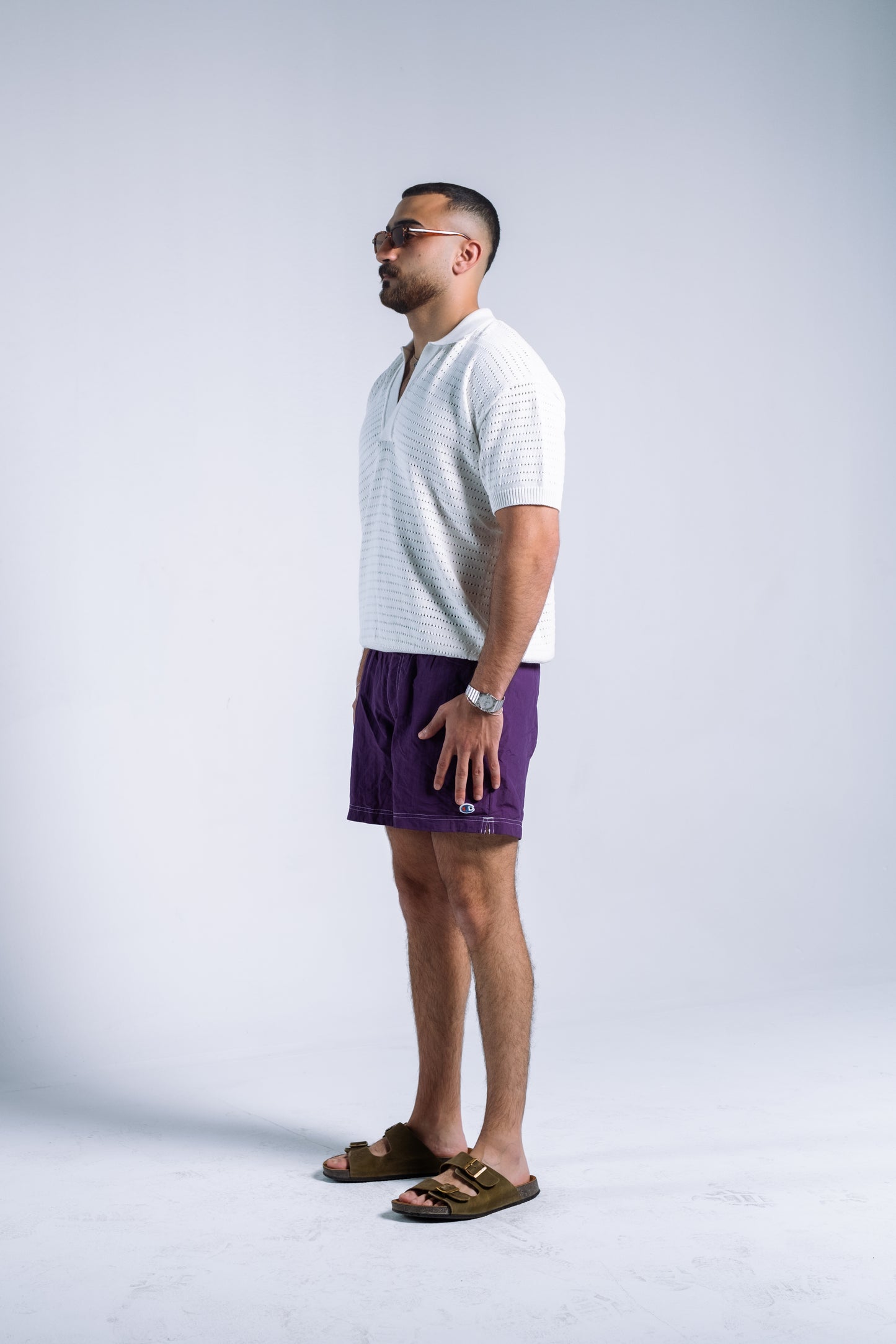 CREME KNIT POLO