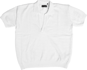 CREME KNIT POLO