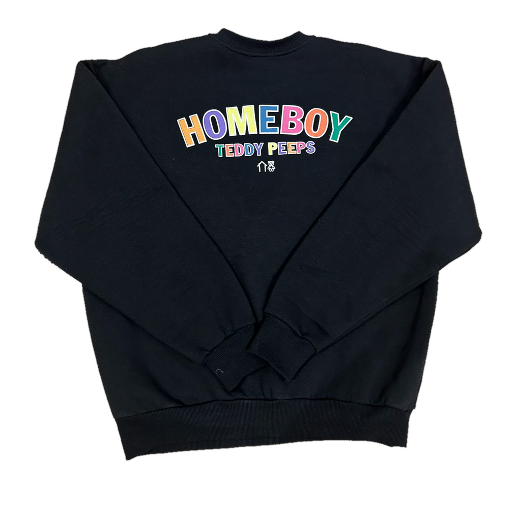 HOMEBOY TEDDY DIFFERENT BLACK CREWNECK