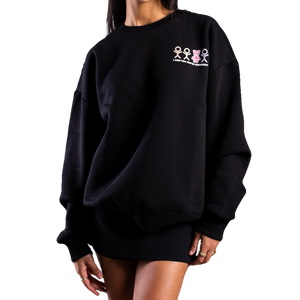 HOMEBOY TEDDY DIFFERENT BLACK CREWNECK