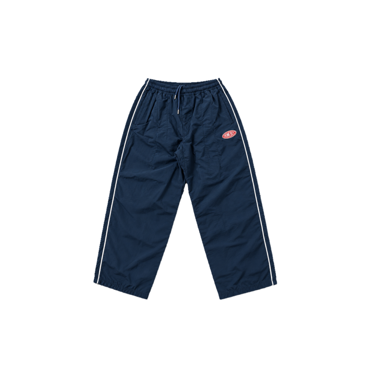 NAVY WATERPROOF TRACK PANTS