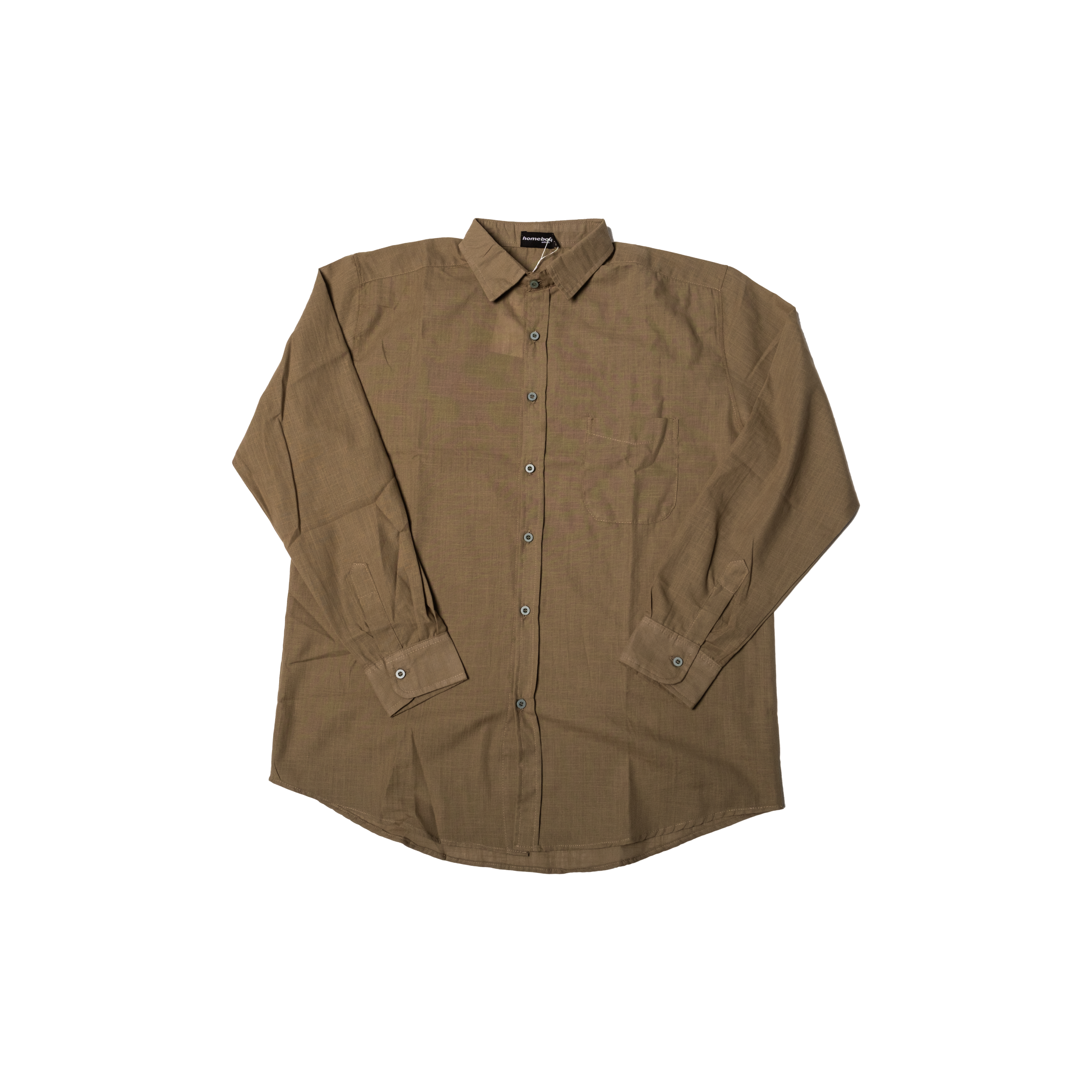 OLIVE PURE LINEN SHIRT