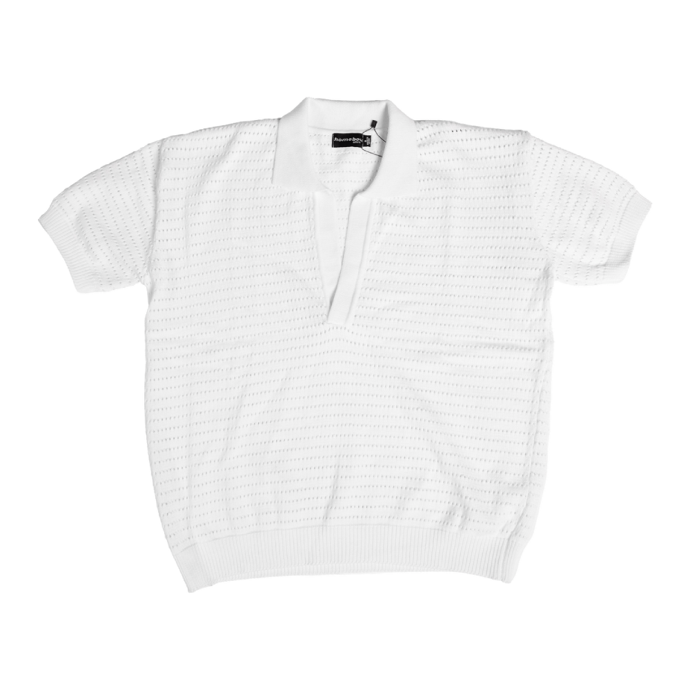 CREME KNIT POLO