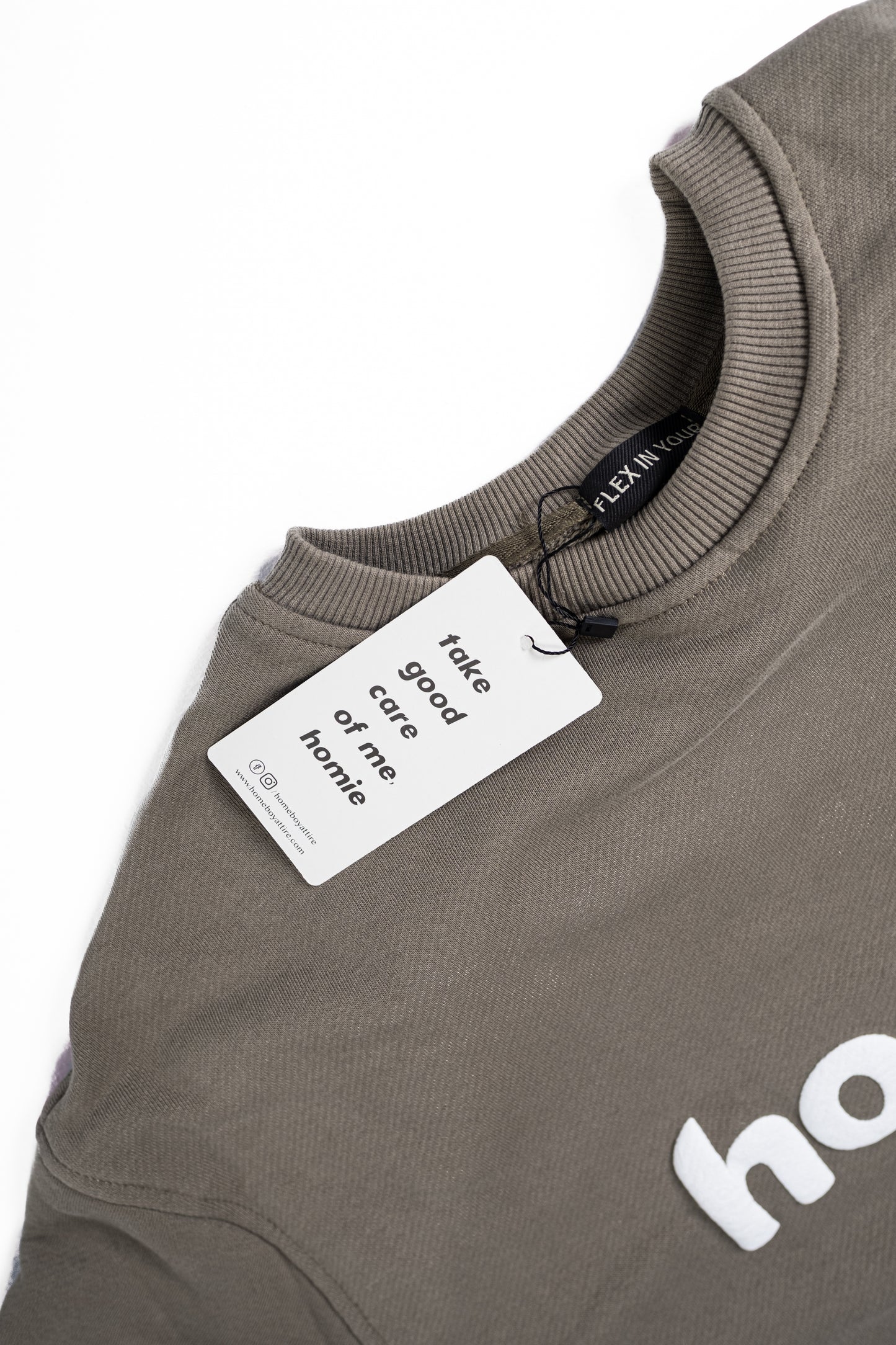 ARTICHOKE DOUBLE-LAYERED CREWNECK