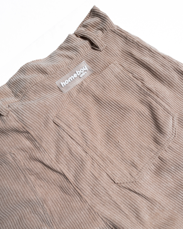 BEIGE ACCOUNTANT CORDUROY PANTS
